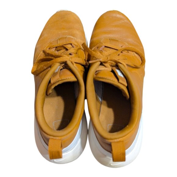 NIKE Roshe G Premium Brown Leather Golf Shoes AA1838 Men's Size 7 - Picture 5 of 10